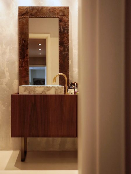 Bagno specchio ferro