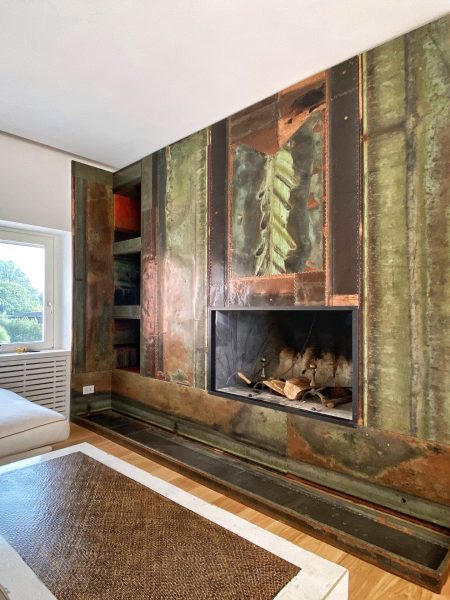 Fireplaces, walls and stairs