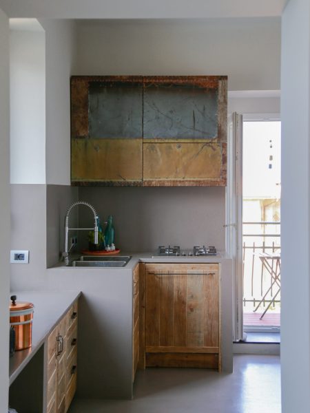 Cucina legno e rame