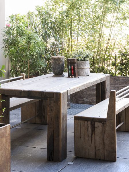 Tavolo terrazza legno